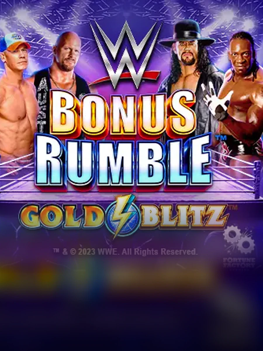 WWE Bonus Rumble™: Gold Blitz™ slot artwork