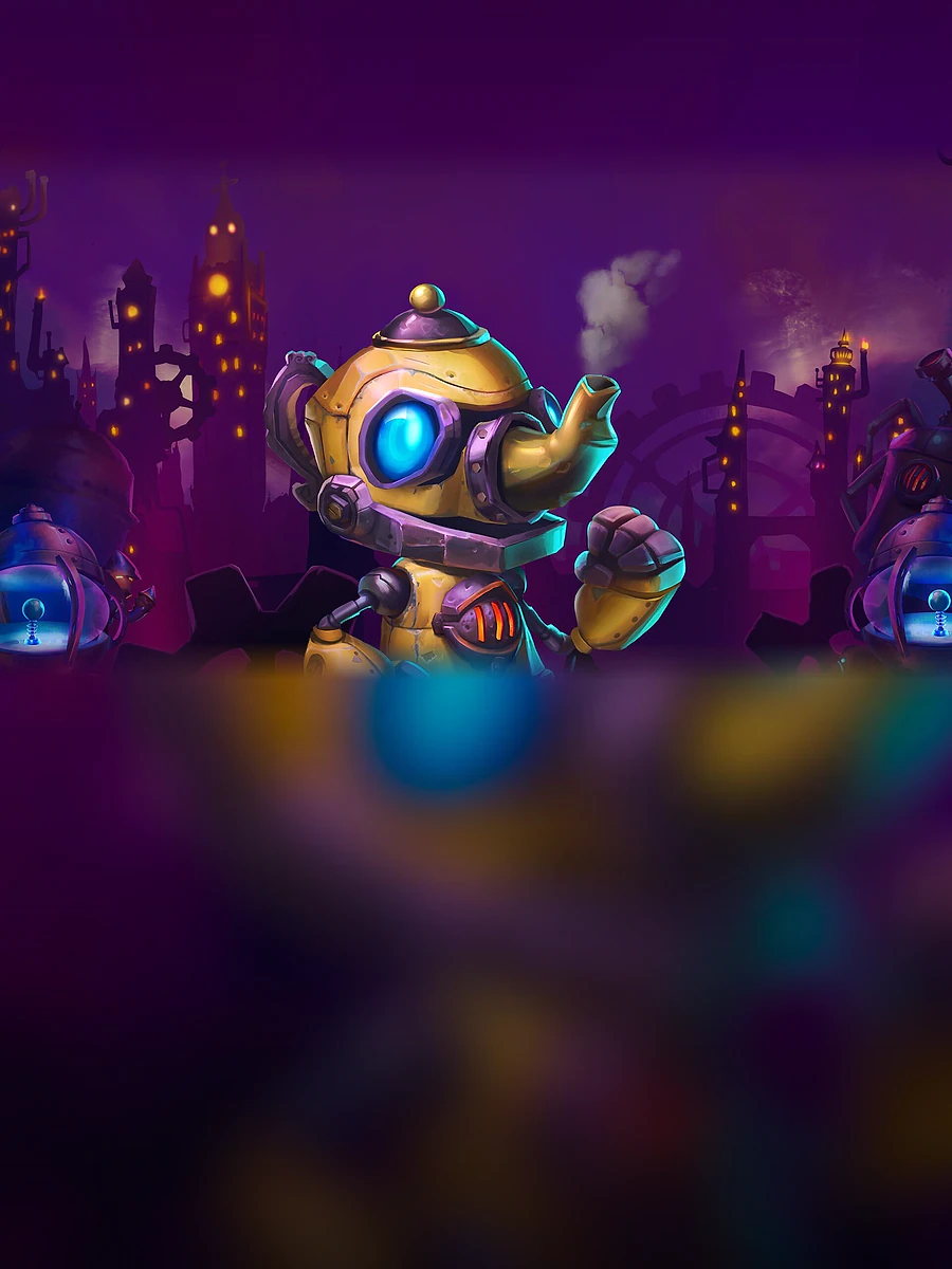 Professor Clank’s Combinator slot artwork