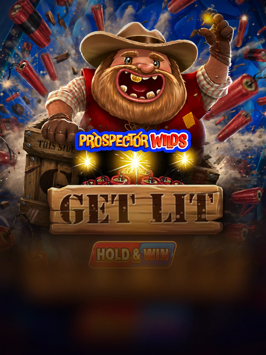 Prospector Wilds: Get Lit! slot artwork