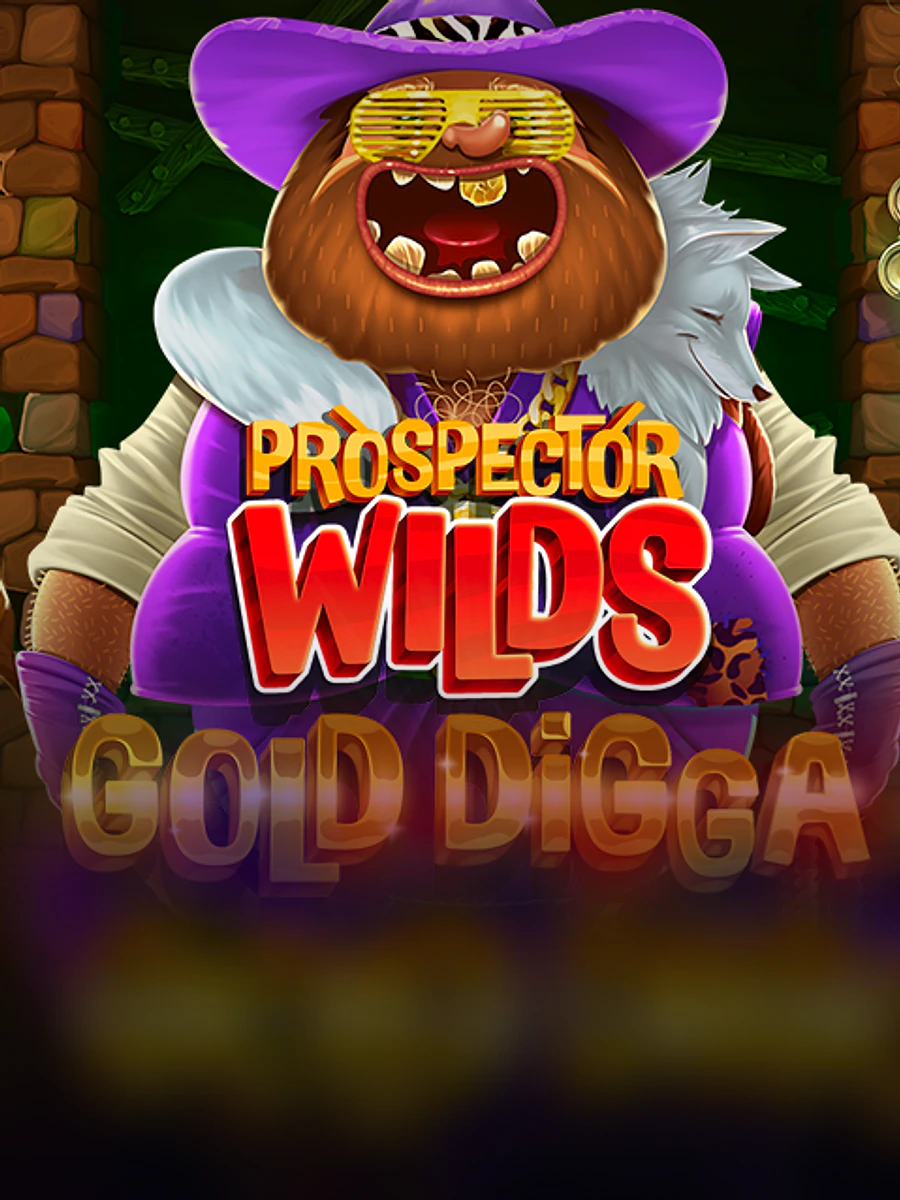 Prospector Wilds Gold Digga casino game artwork