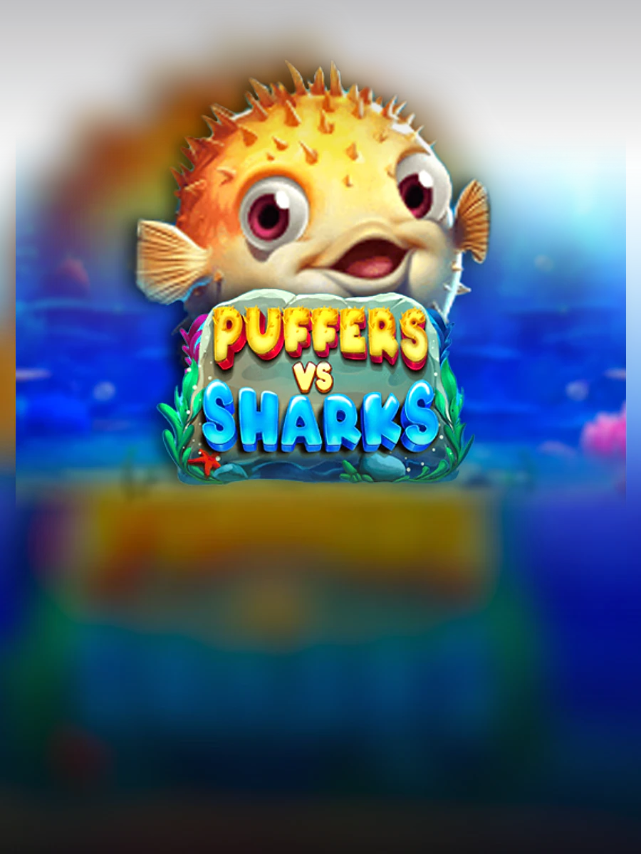 Puffers Vs Sharks slot artwork