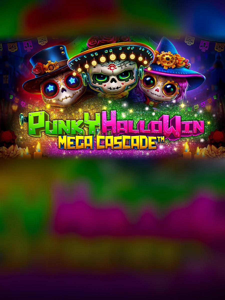 Punky HalloWIN Mega Cascade slot artwork