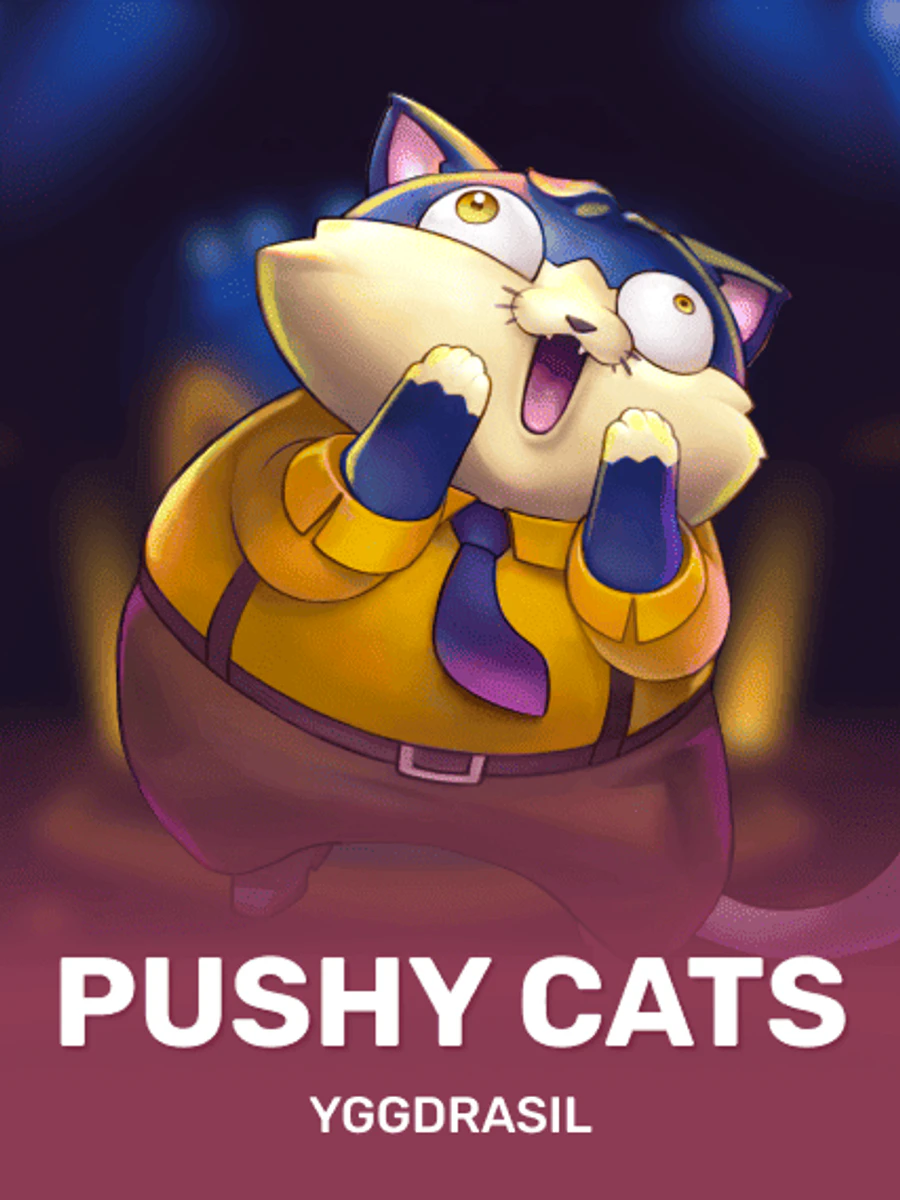Pushy Cats slot artwork