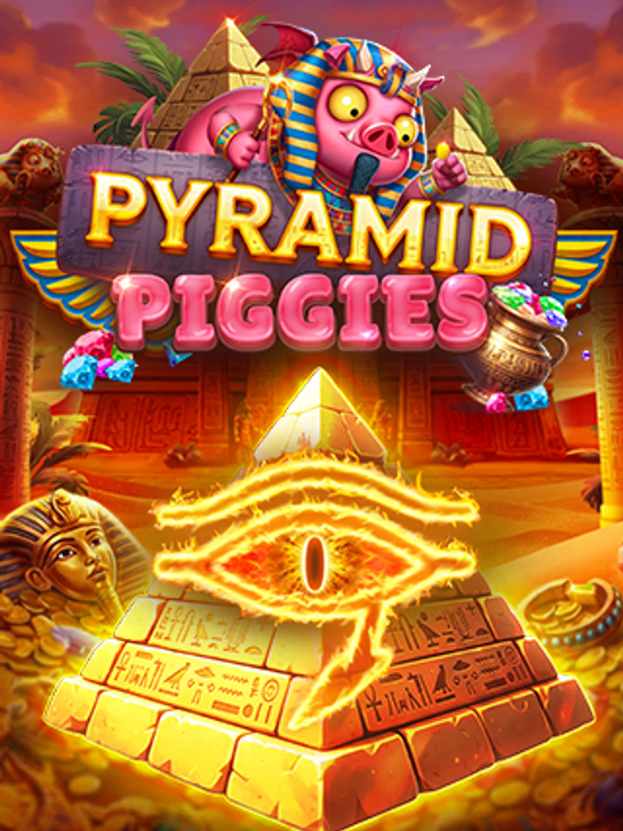 Pyramid Piggies slot artwork