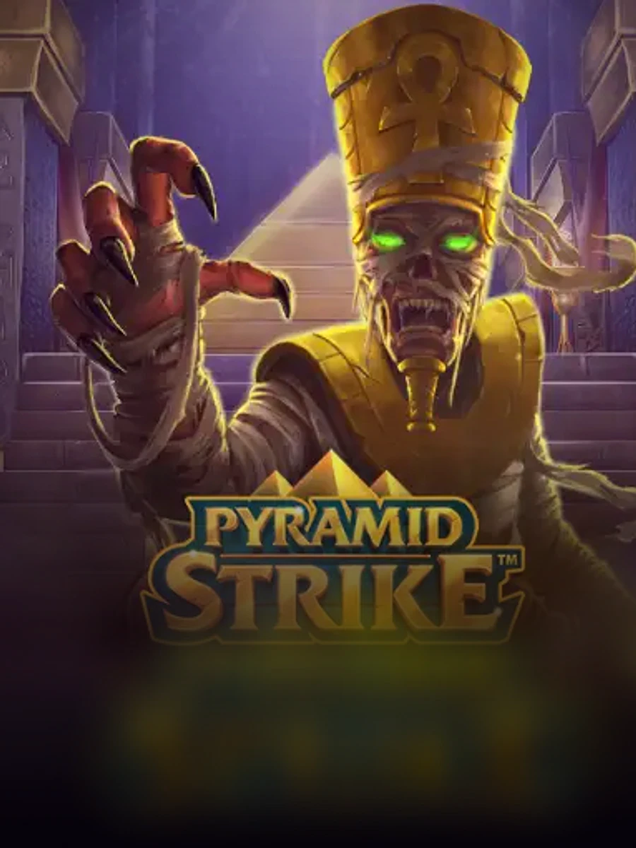 Pyramid Strike slot artwork