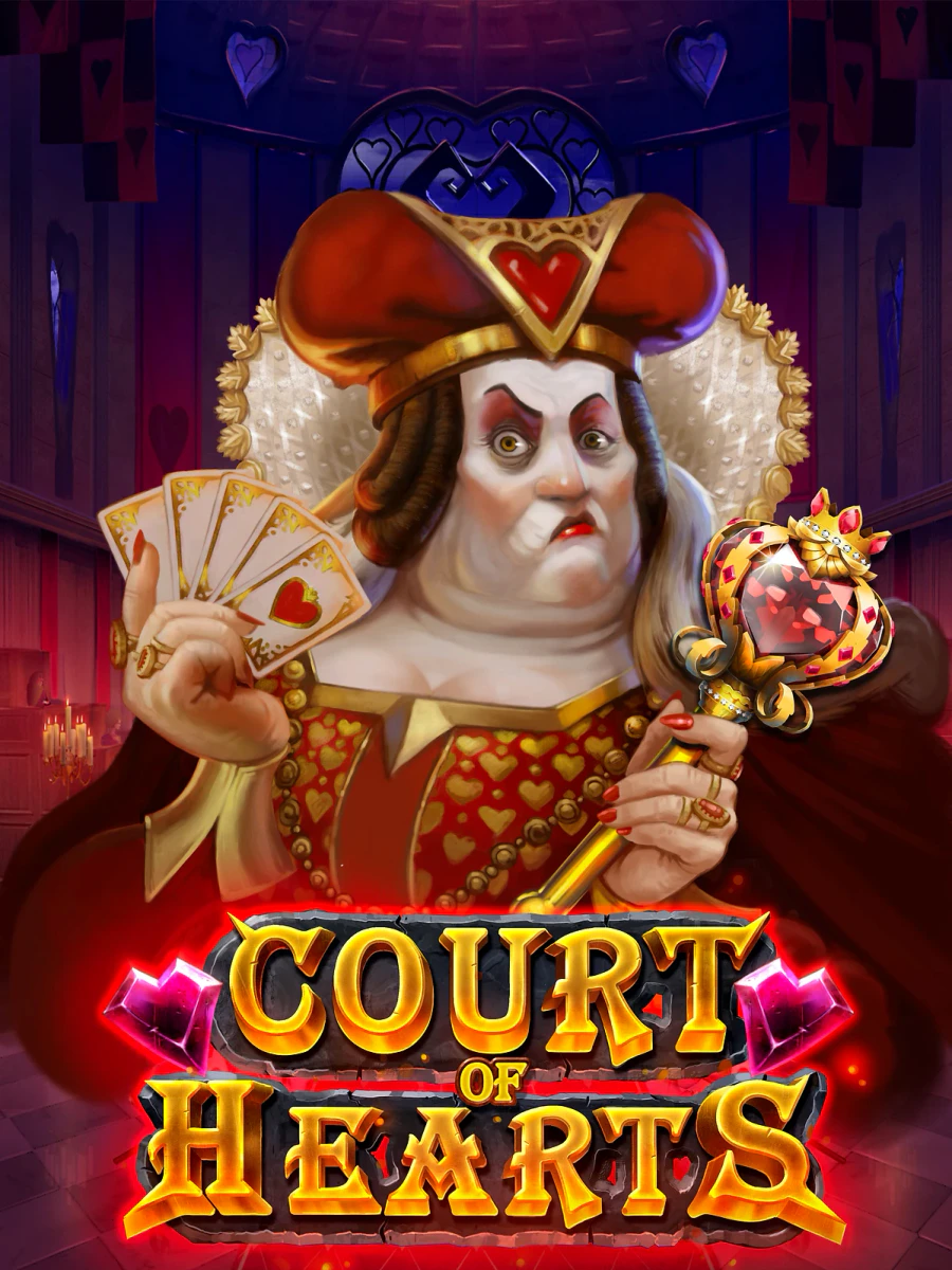 Rabbit Hole Riches - Court of Hearts slot artwork