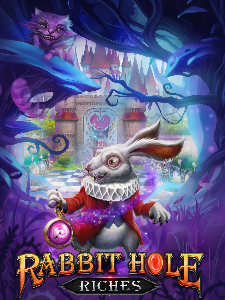 Rabbit Hole Riches slot artwork