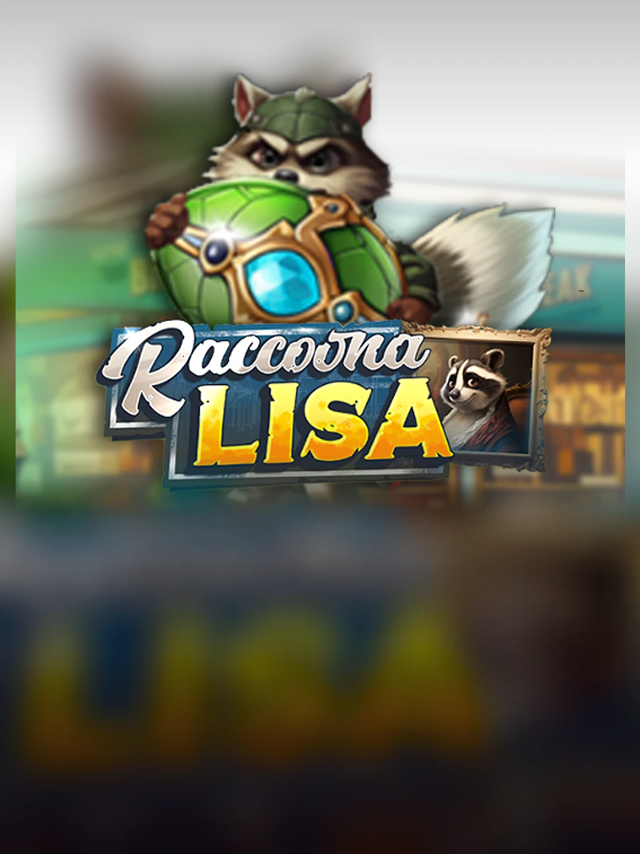 Raccoona Lisa slot artwork