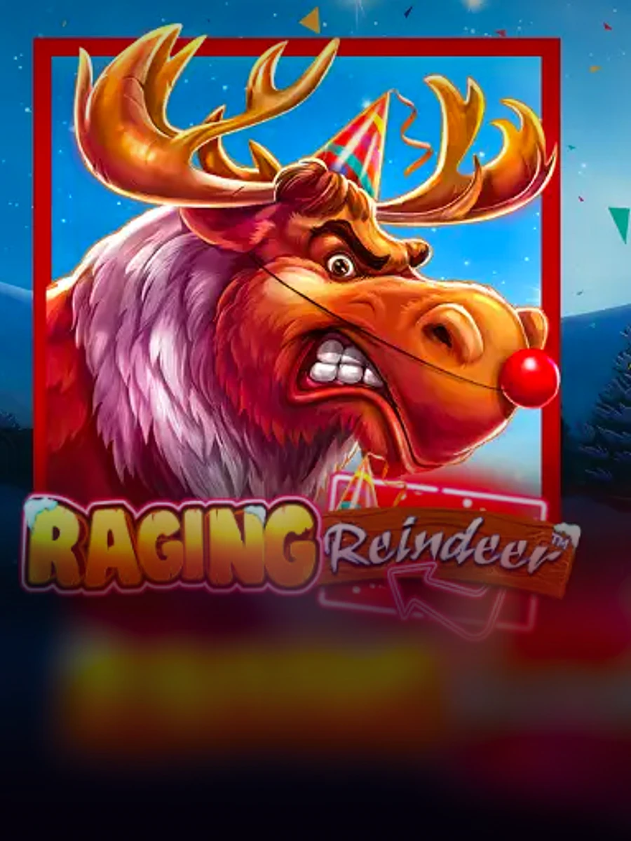 Raging Reindeer slot artwork