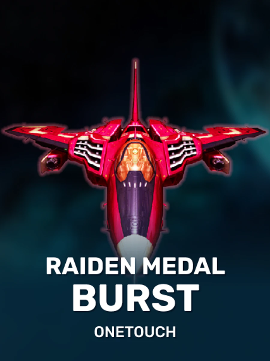 Raiden Medal Burst casino game artwork
