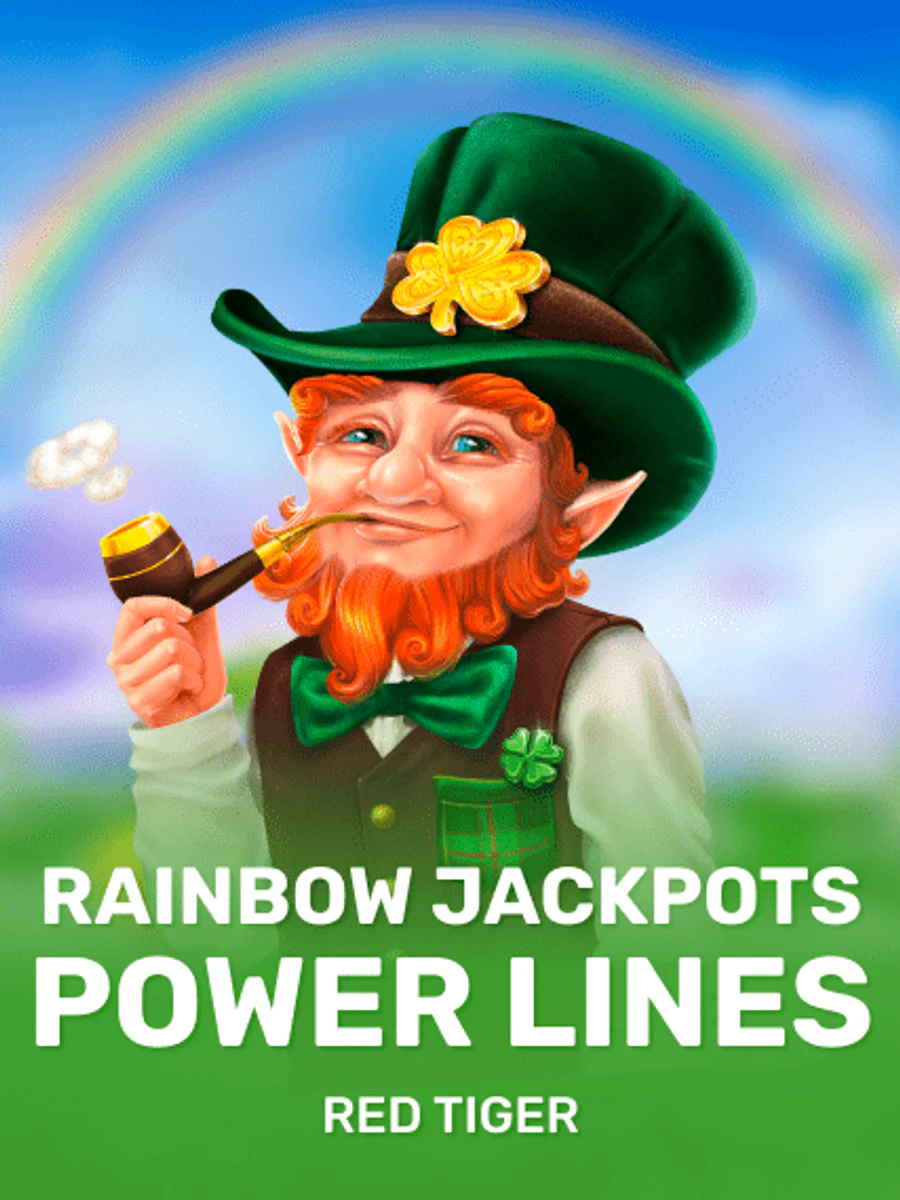 Rainbow Jackpots Power Lines slot artwork