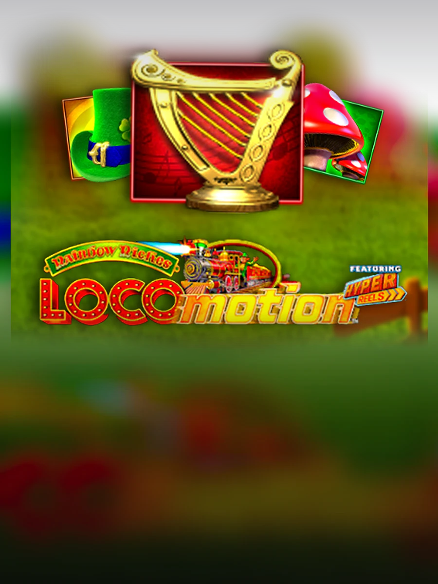 Rainbow Riches Locomotion slot artwork