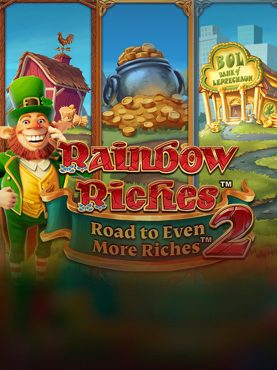 Rainbow Riches Road to Even More Riches 2 slot artwork