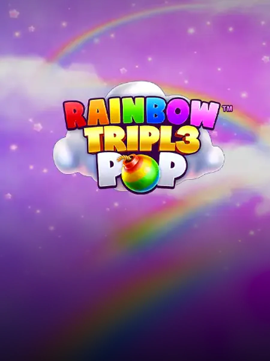 Rainbow Tripl3 Pop casino game artwork