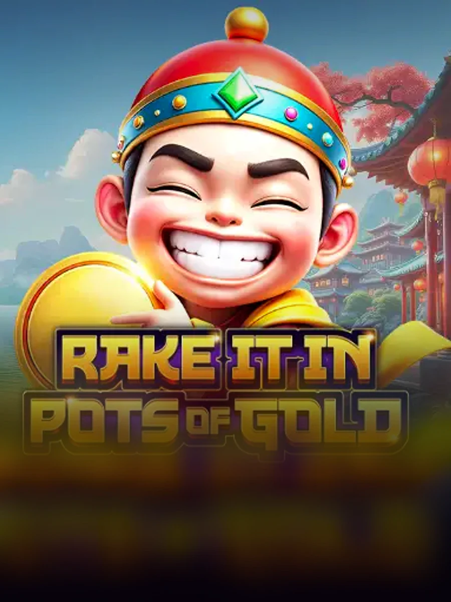 Rake it in Pots of Gold slot artwork