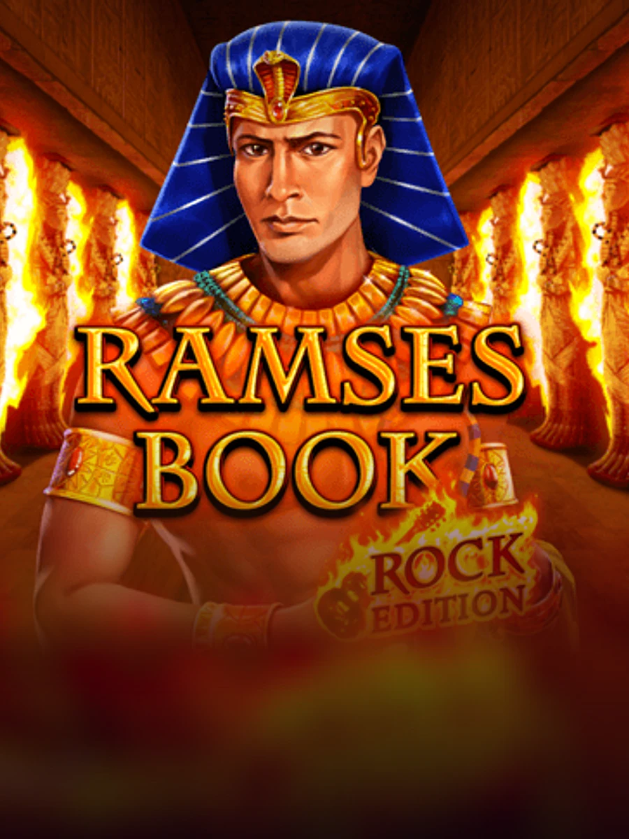 Ramses Book Rock Edition casino game artwork