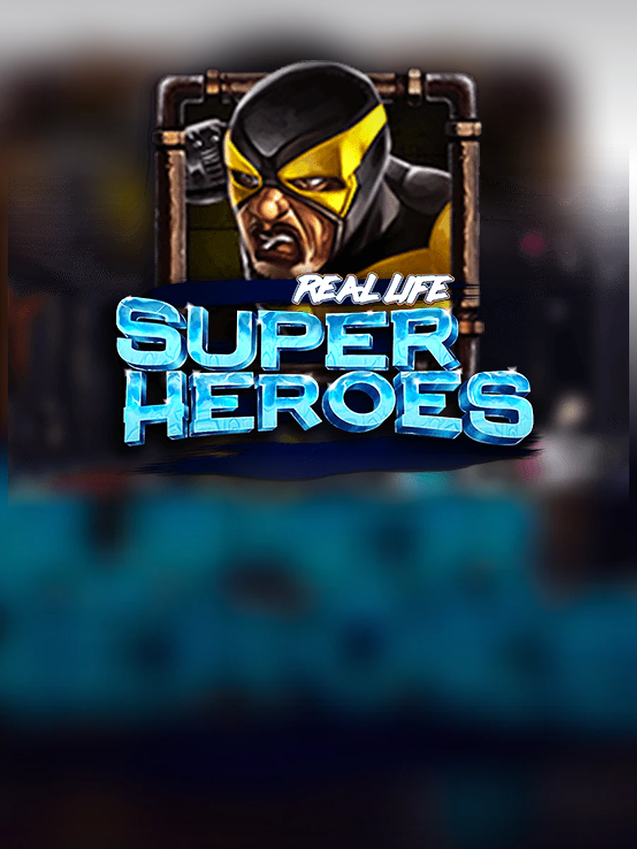 Real Life Super Heroes casino game artwork