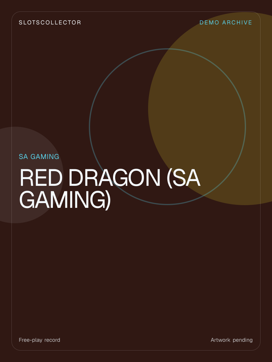 Red Dragon (SA gaming) slot artwork