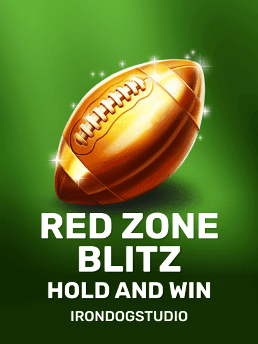 Red Zone Blitz Hold and Win casino game artwork