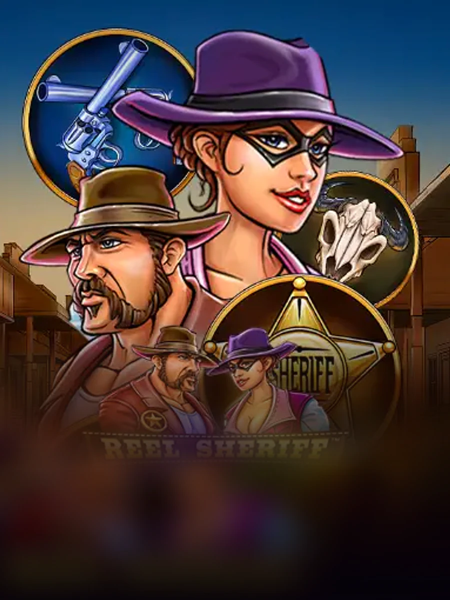 Reel Sheriff slot artwork