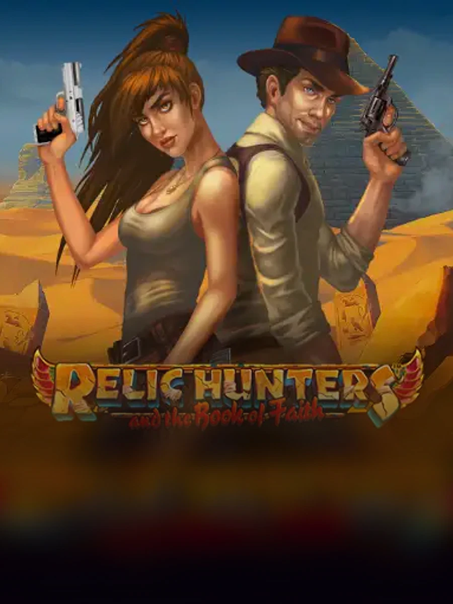 Relic Hunters and the Book of Faith slot artwork