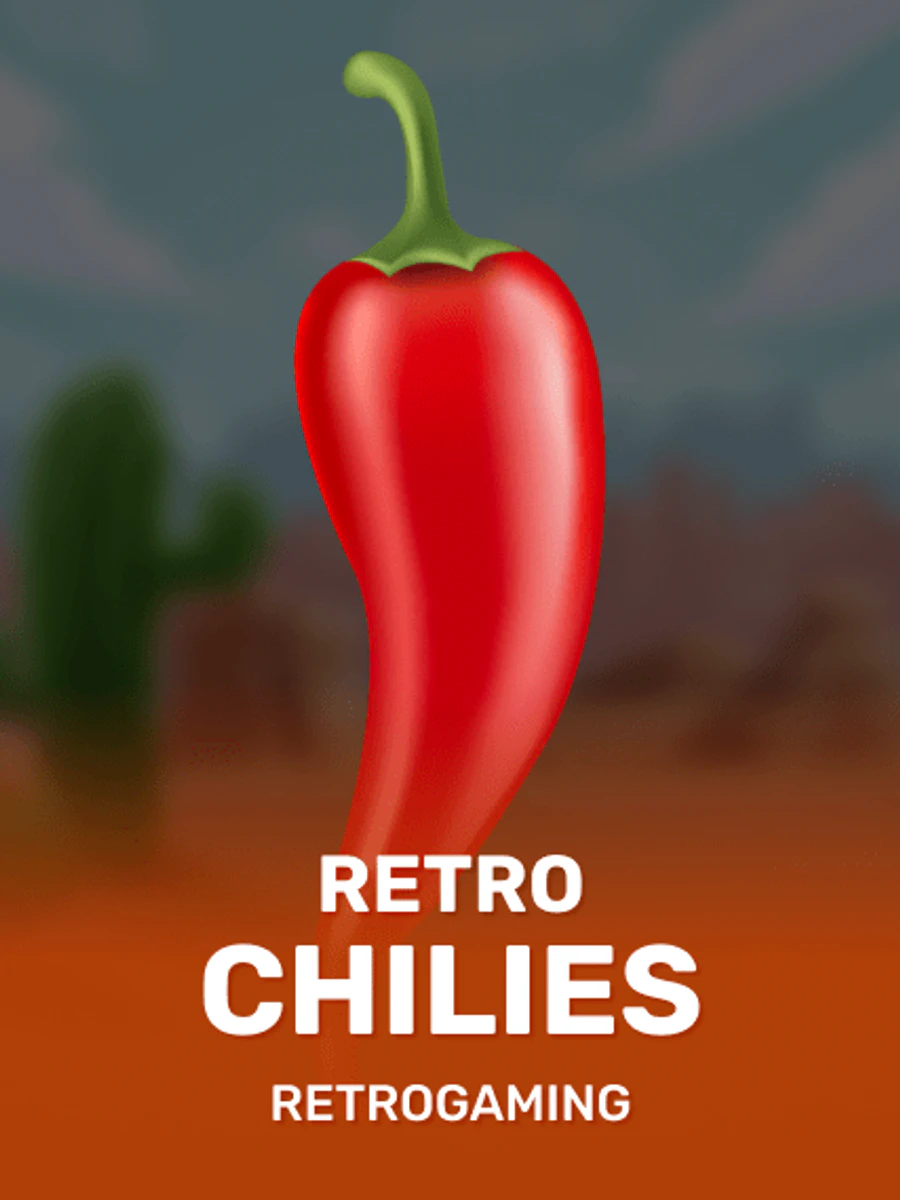 Retro Chilies casino game artwork