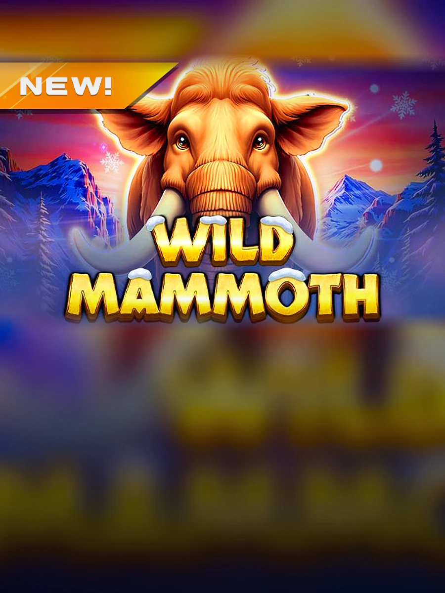 Retro Wild Mammoth slot artwork