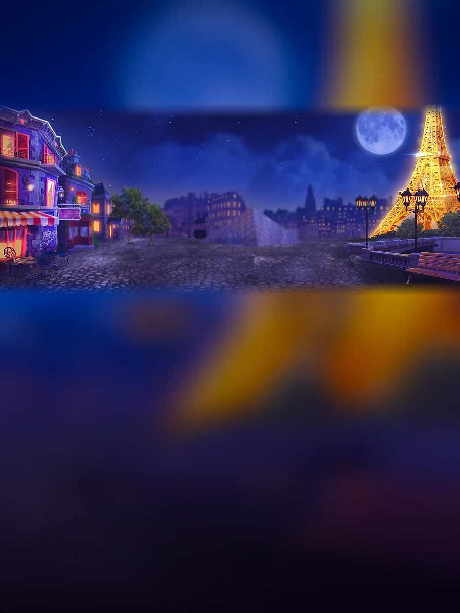 Return to Paris TM slot artwork