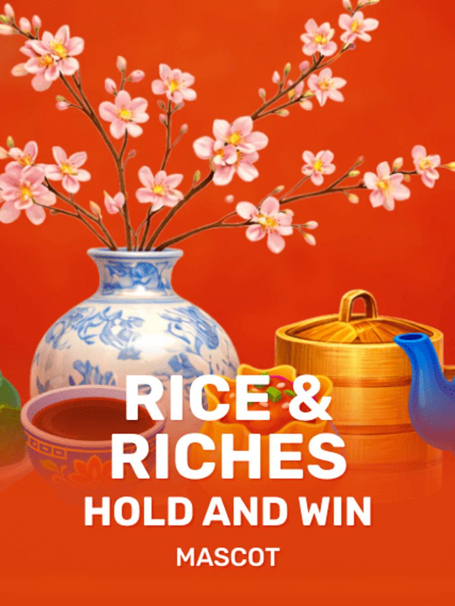 Rice & Riches: Hold and Win slot artwork