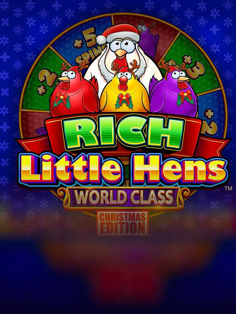 Rich Little Hens World Class Christmas slot artwork