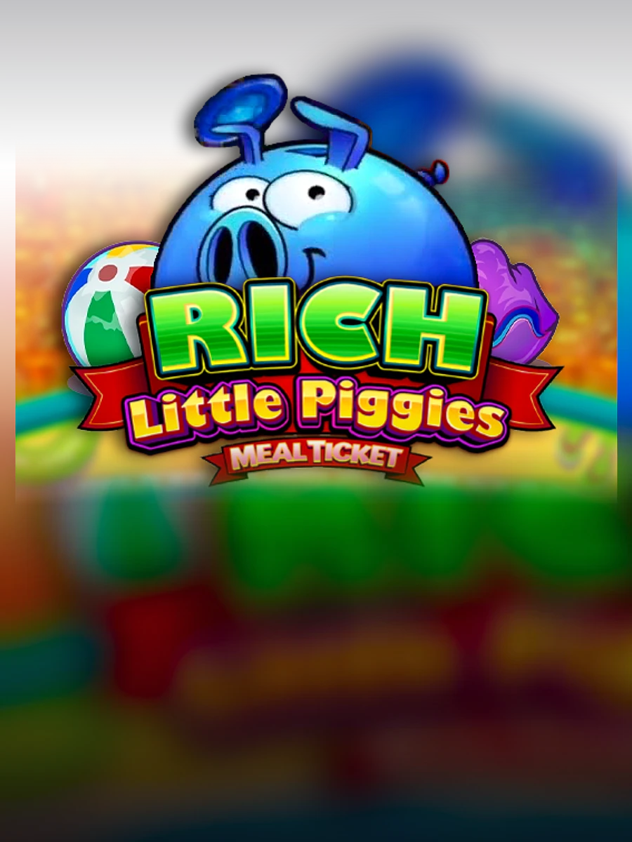 Rich Little Piggies Meal Ticket slot artwork