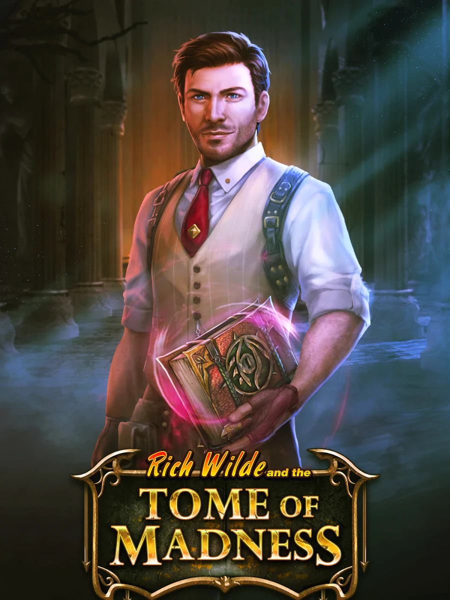 Rich Wilde and the Tome of Madness slot artwork