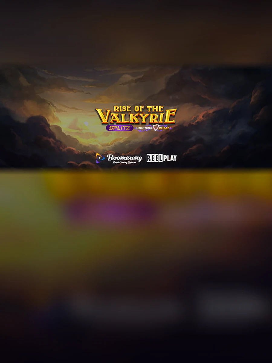 Rise of the Valkyrie Splitz™ Lightning Chase™ slot artwork