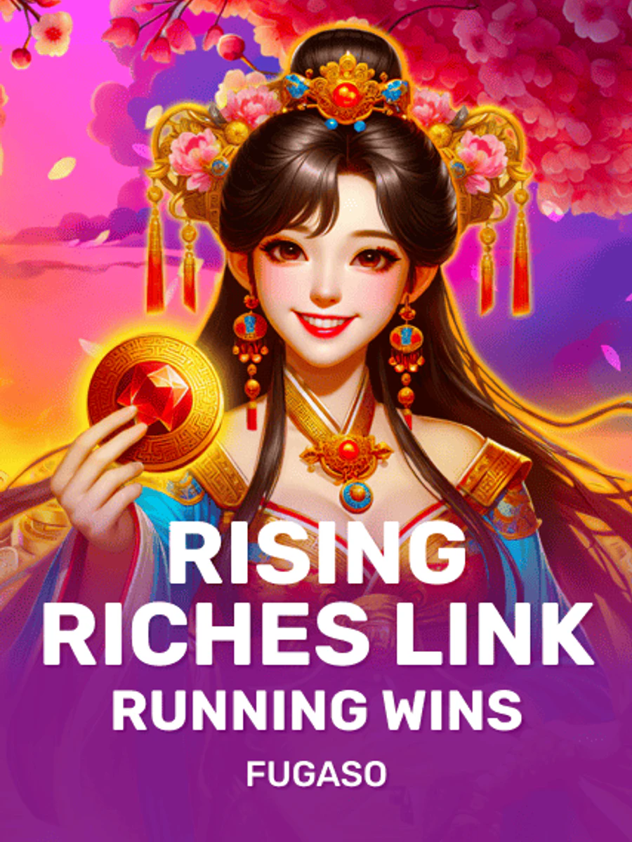 Rising Riches Link: Running Wins casino game artwork