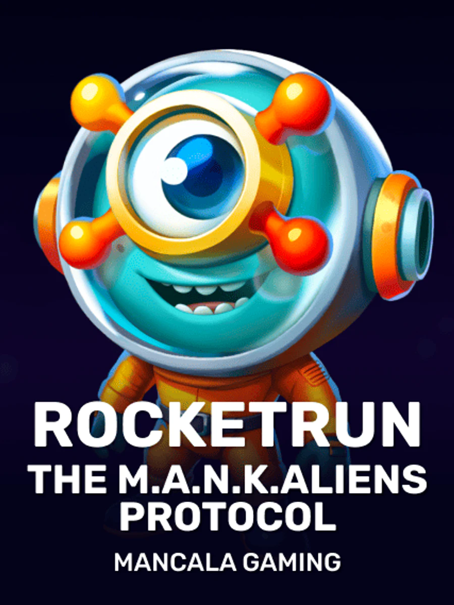 Rocketrun: The M.A.N.K.aliens Protocol slot artwork