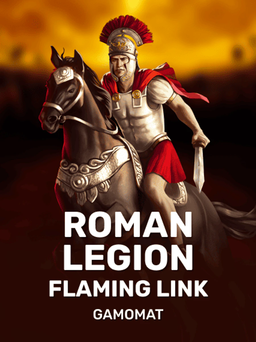Roman Legion Flaming Link slot artwork