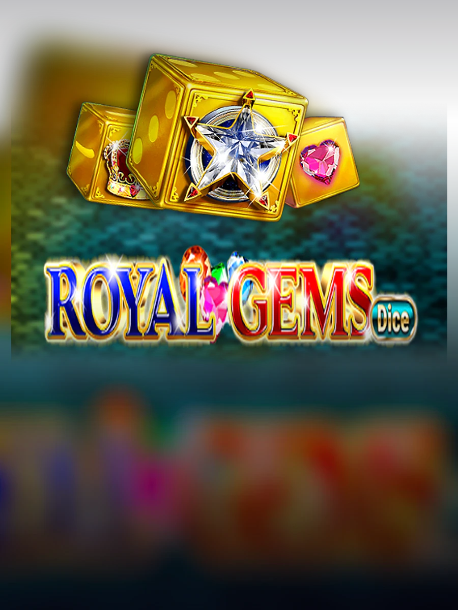 Royal Gems – Dice slot artwork