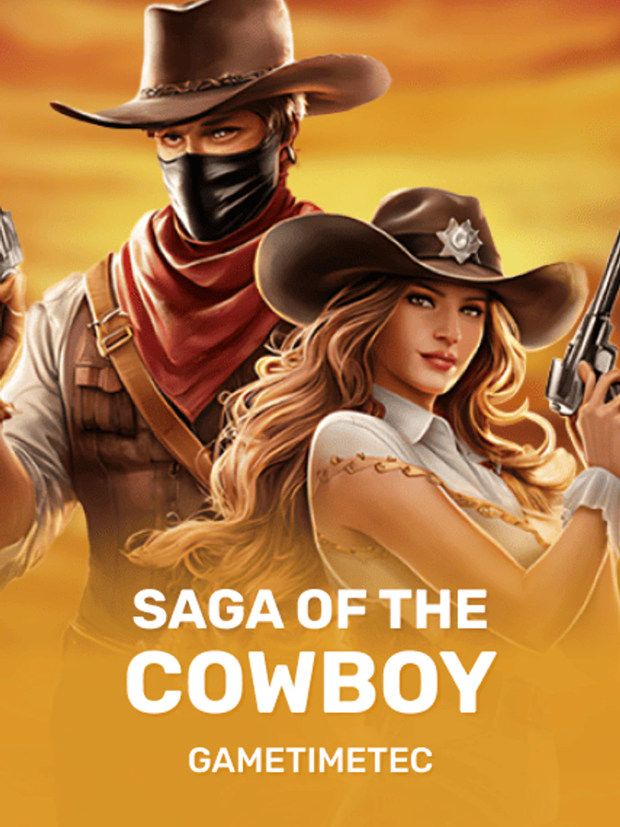 Saga of the Cowboy casino game artwork