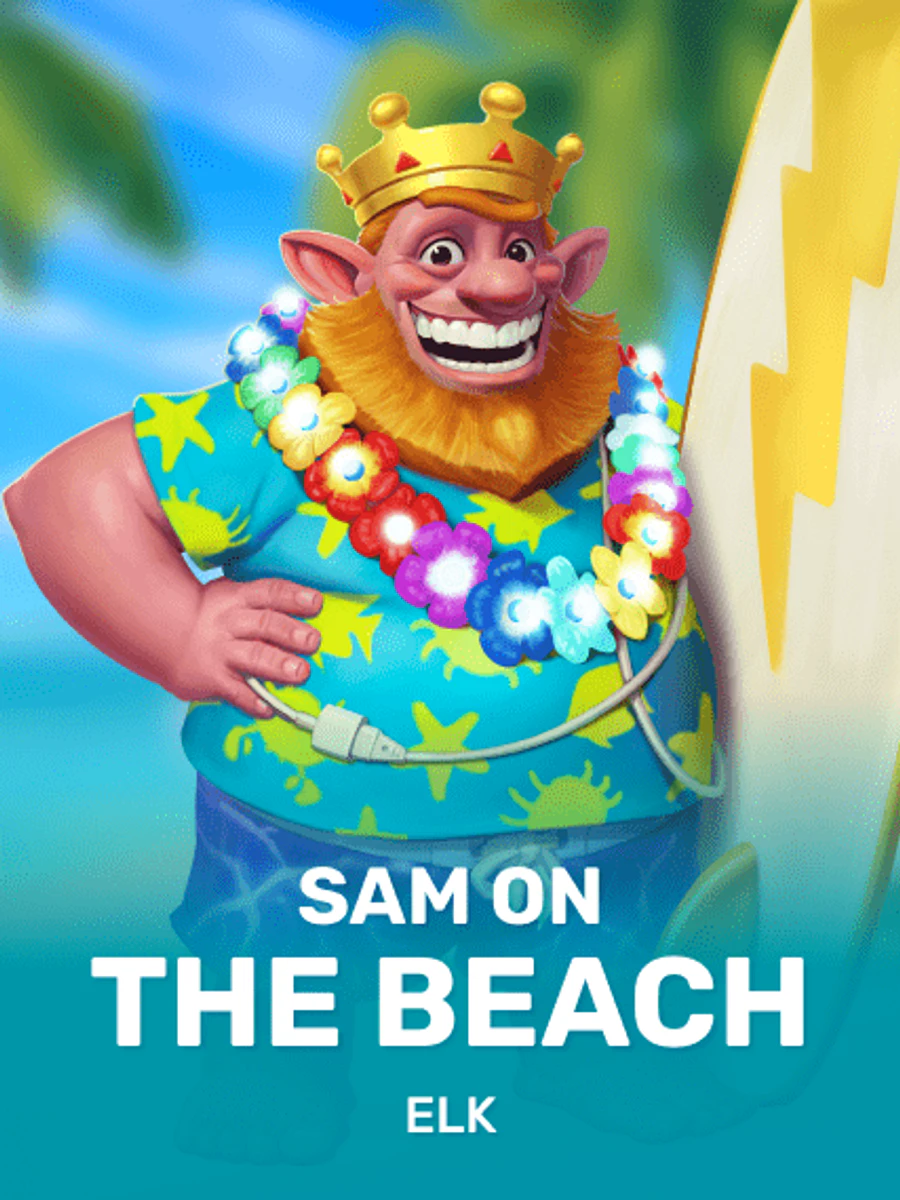 Sam On The Beach slot artwork