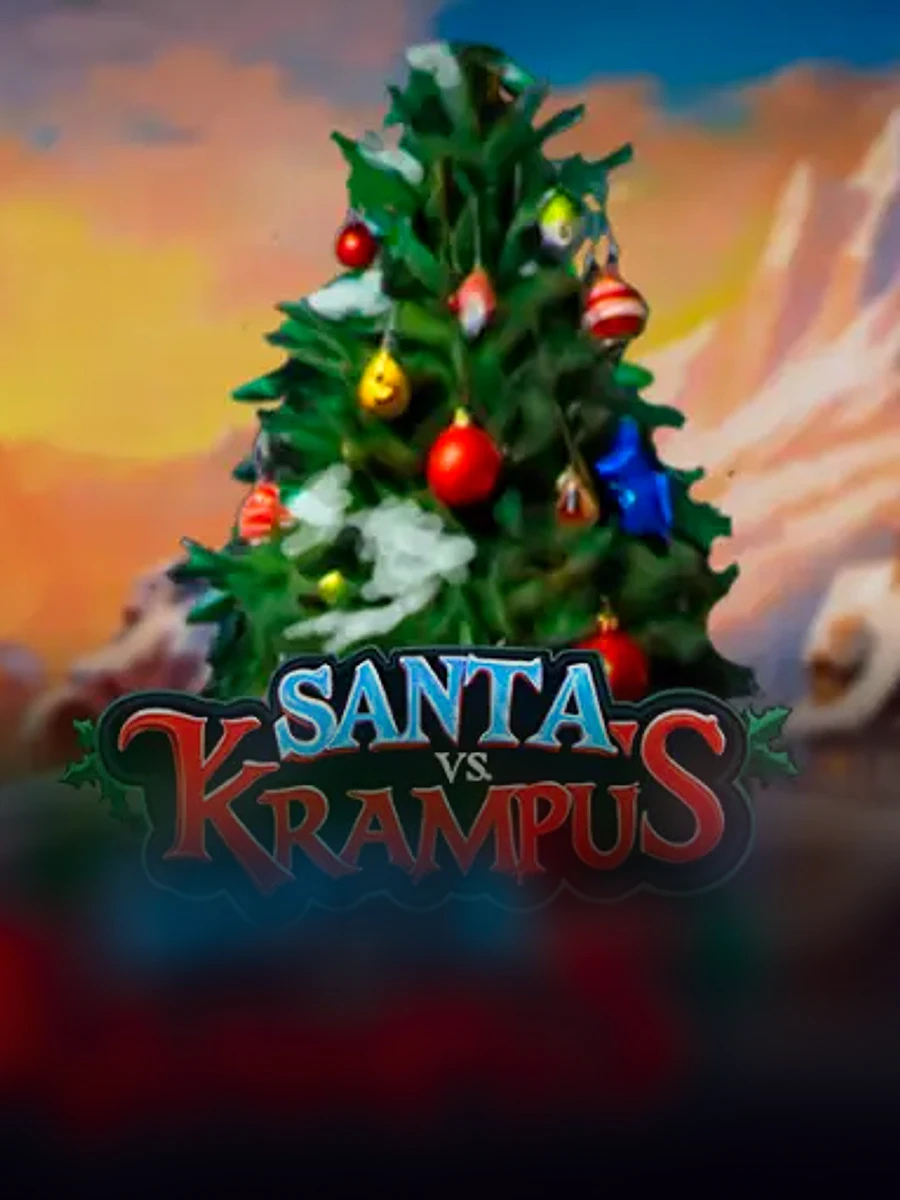 Santa Vs Krampus slot artwork