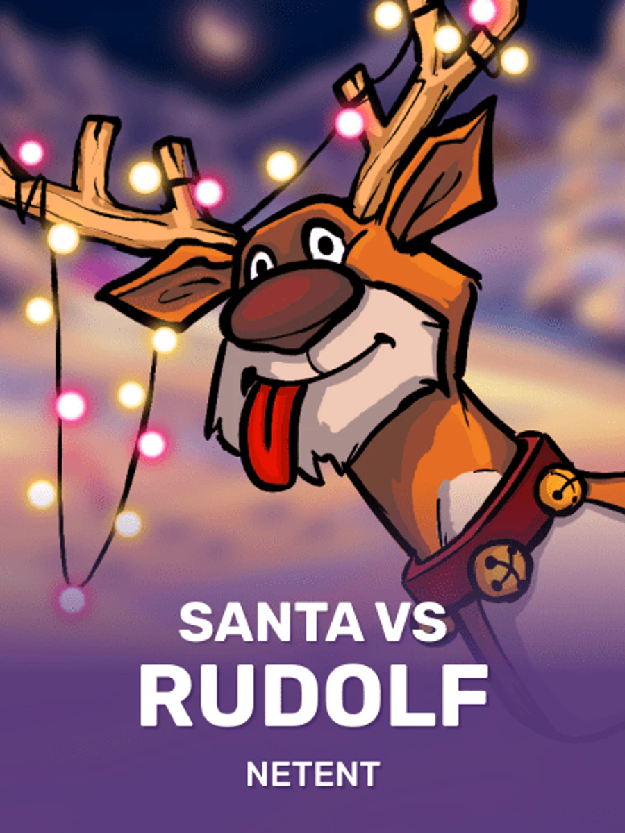 Santa Vs Rudolf slot artwork