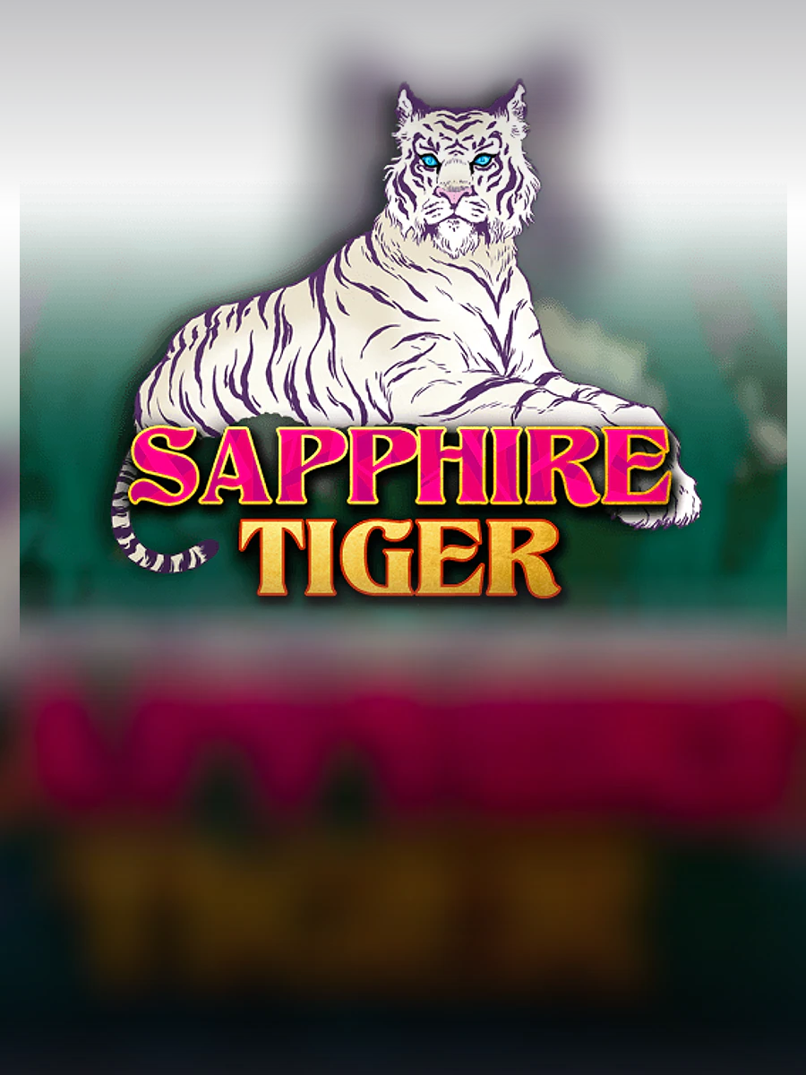 Sapphire Tiger slot artwork
