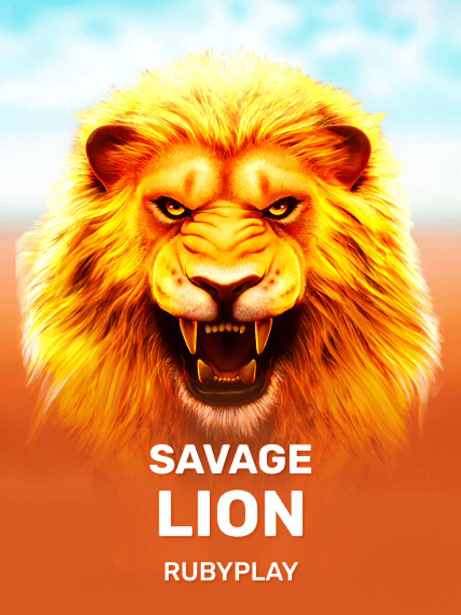 Savage Lion slot artwork