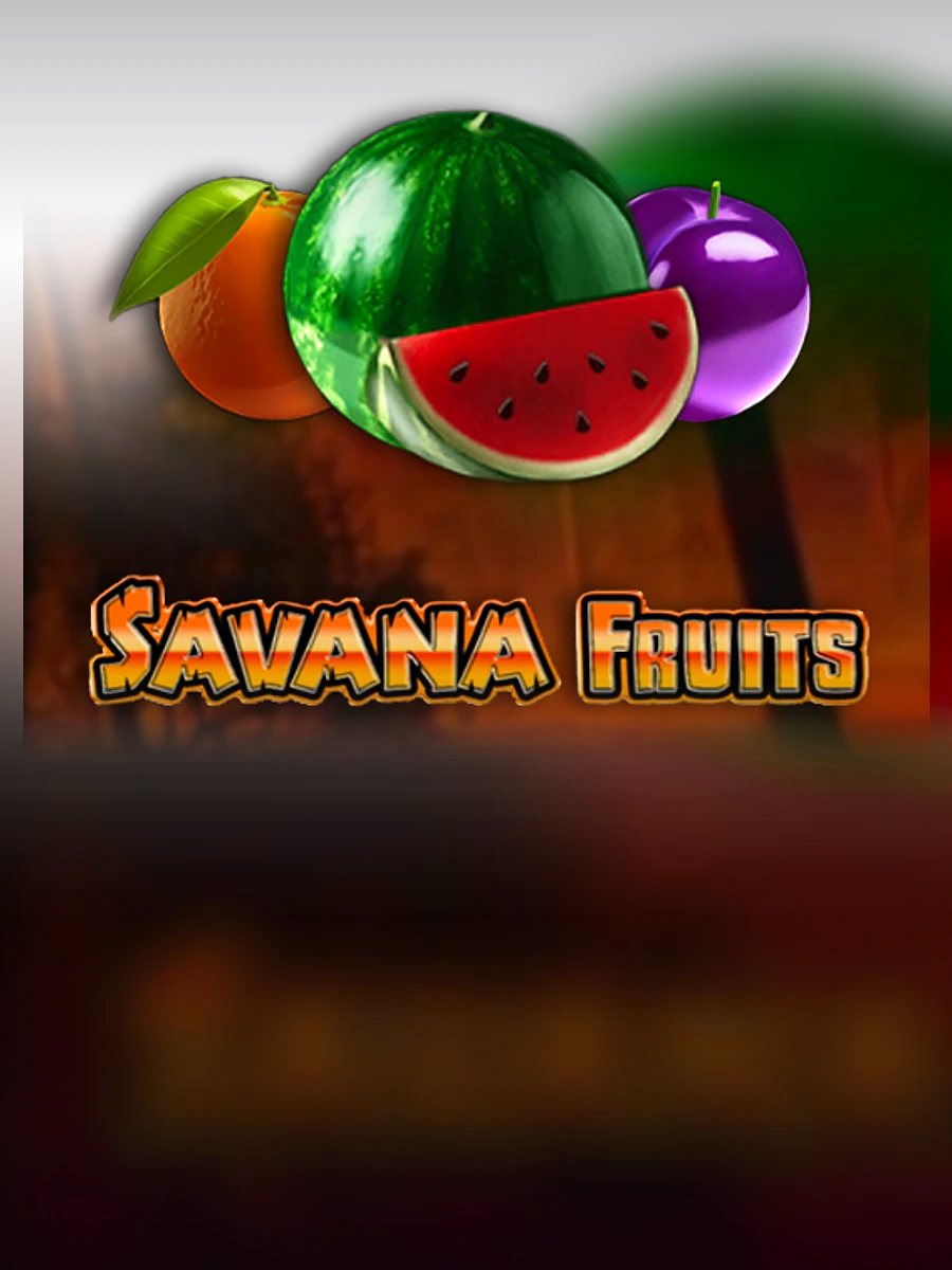 Savana Fruits slot artwork