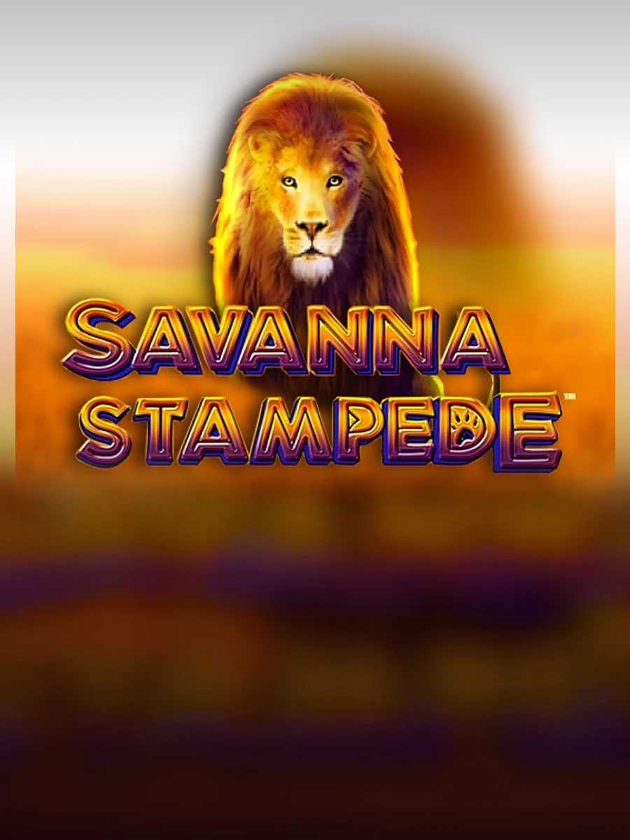 Savanna Stampede slot artwork
