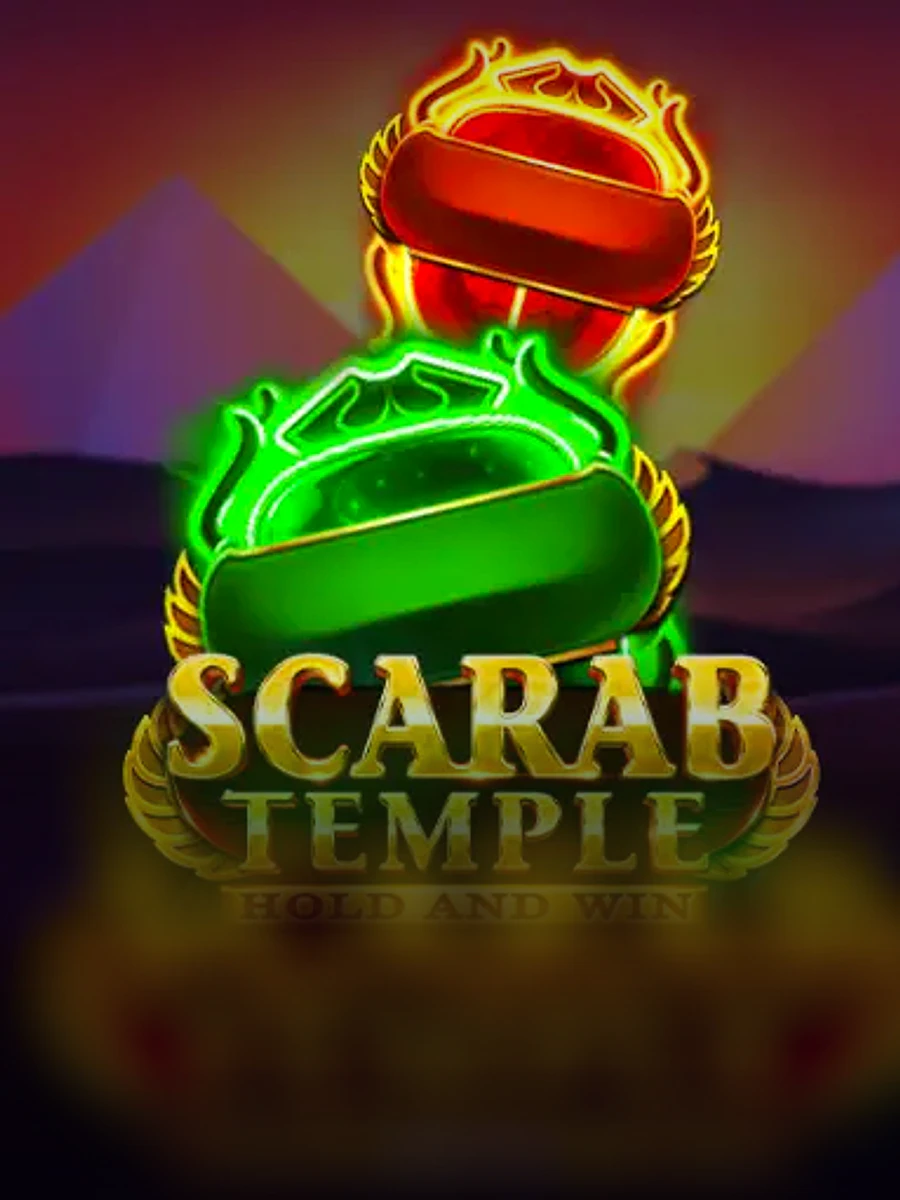Scarab Temple Hold and Win casino game artwork
