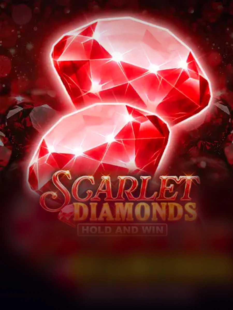 Scarlet Diamonds Hold and Win slot artwork