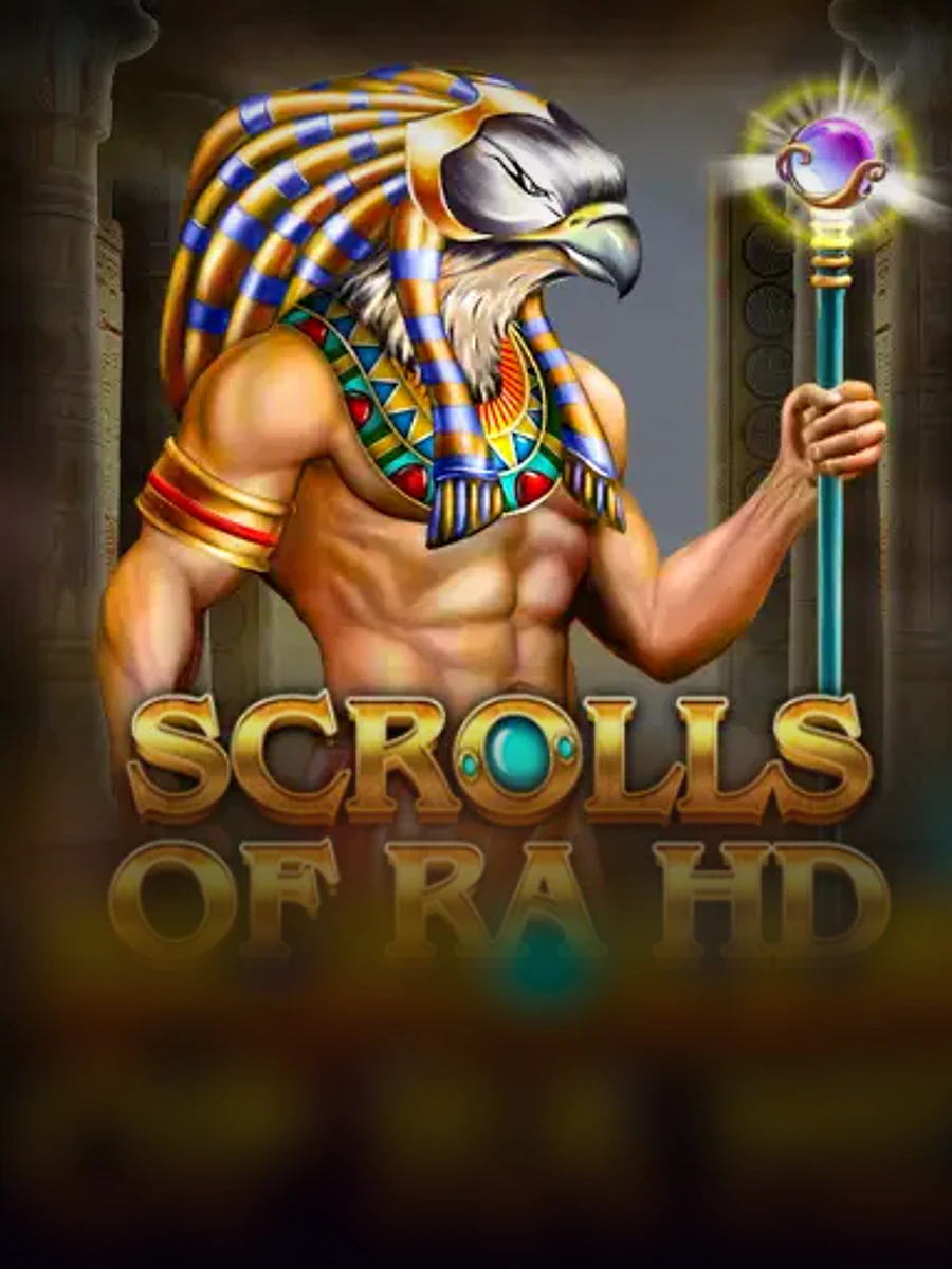 Scrolls of Ra HD casino game artwork