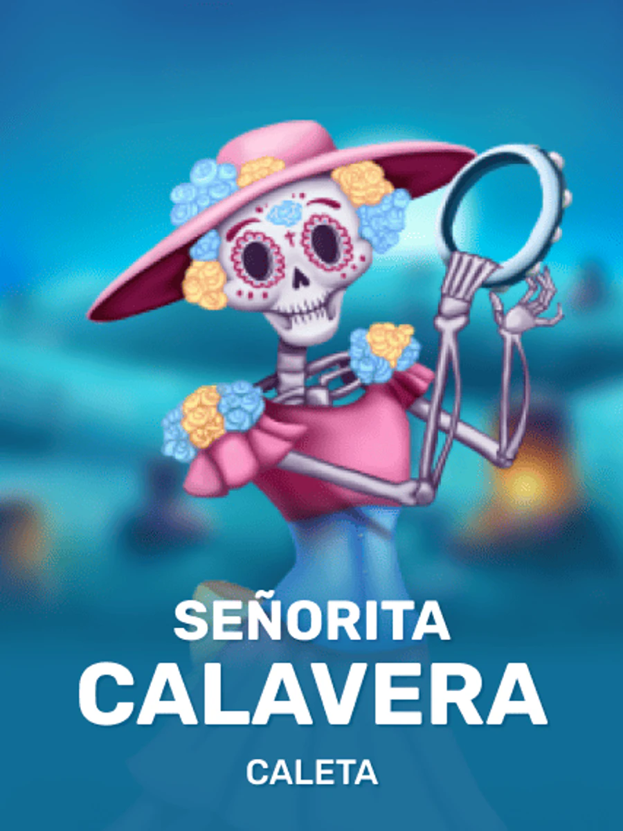 Señorita Calavera bingo game artwork