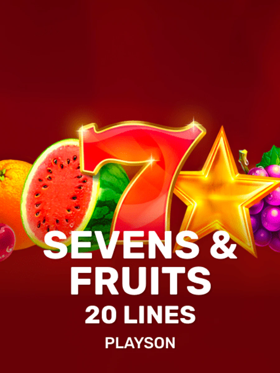 Sevens & Fruits: 20 lines slot artwork